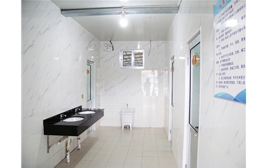 Changing clothes and washing hands